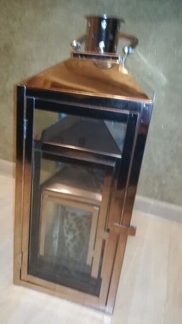 türk sekleri: Şamdan. 3 ədəd yan yana qoyulur. Türkiyədən gətirilib — 2