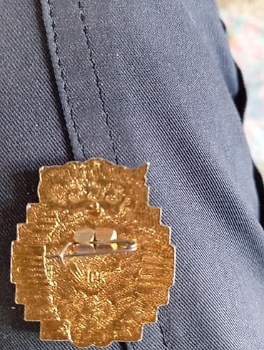 broşlar: SSRİ yubiley nişanı – “CCCP 60” (1922–1982) - Ön hissədə “CCCP” — 3