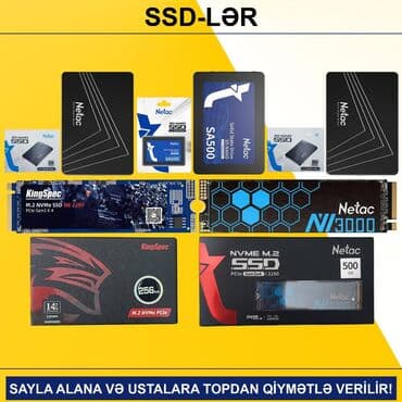SSD-lər” SAYLA ALANA VƏ USTALARA TOPDAN QİYMƏTLƏ VERİLİR! ⭐2.5 SSD