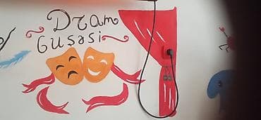 lalafo plastik qapilar: Uşaq otaqları və məktəbəqədər siniflər üçün divar rəsmləri xidməti - — 10