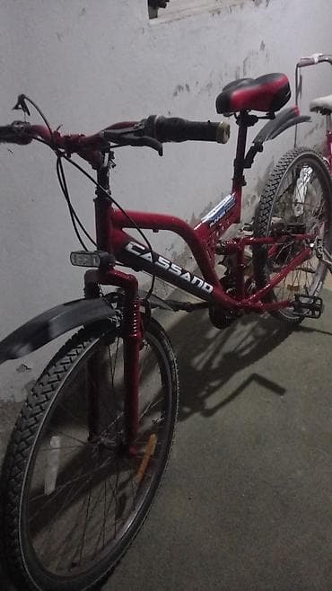 velosiped kameri: CASSAND qırmızı velosiped - Korpus: möhkəm polad çərçivə, tam — 1