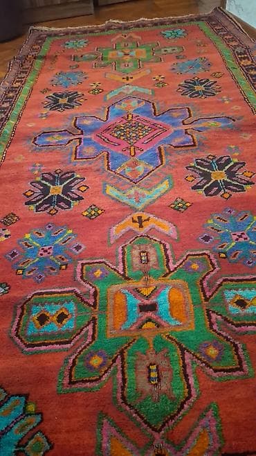 Xalça – əl toxuması, rəngarəng Şərq motivləri - Material: yun - — 4