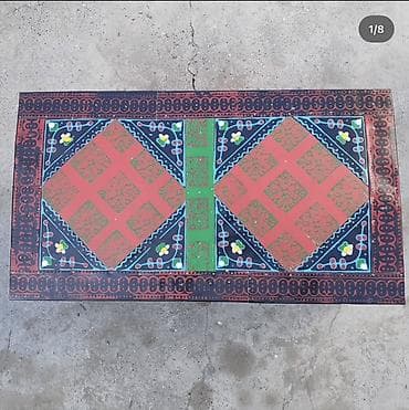 ikinci əl saatlar: Taxta əl işı – naxışlı sandıq - Material: massiv taxta, əl ilə — 4