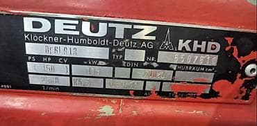2 8 mator: Deutz, 6.1 l, Dizel, 1993 il, İşlənmiş — 2