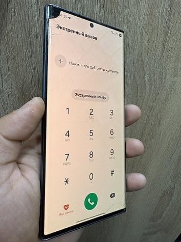 data modem sim card: Samsung Galaxy S22 Ultra, 256 GB, rəng - Qara, Qırıq — 2