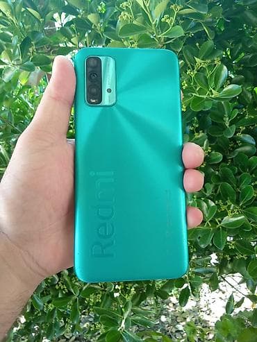goy su: Redmi 9T, 64 GB, rəng - Göy, Barmaq izi, Face ID — 2