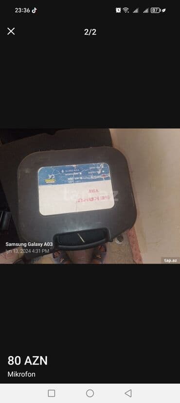 aspirator ikinci əl: İşlənmiş Simsiz (Bluetooth) Mikrofon Sekaku, Pulsuz çatdırılma — 2