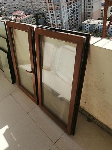 İşlənmiş Pəncərə şüşəsi, Еni: 60 sm, Uzunluğu: 110 sm — 5