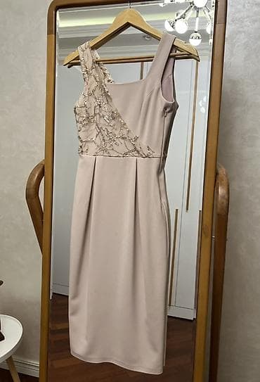 Вечернее платье, Миди, S — 1