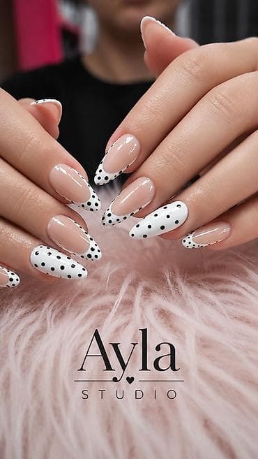 pol: Ayla Studio – dırnaq dizaynı və manikür xidməti - Zərif badam formalı — 1