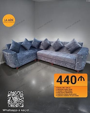 sultan divan: Künc divan, Açılan, Bazalı, Şəhərdaxili pulsuz çatdırılma — 1