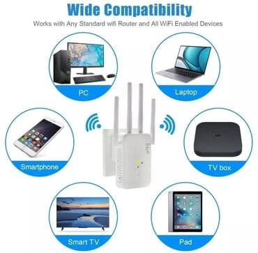 kompyuterlər: 1200 Mbps sürəti dəstəkləyən, 2.4G və 5G dual band WiFi dəstəkli WiFi — 4