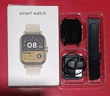 Yeni, Smart saat, Smart, Sensor ekran, rəng - Qara