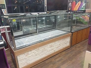 Reklam lövhələri: Şüşə vitrin soyuducu tezgah - Məhsul növü: ticarət üçün şüşə vitrin — 1