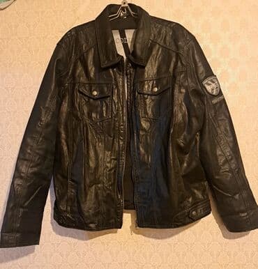 dəri kutka: Dəri vintage kurtka — 6