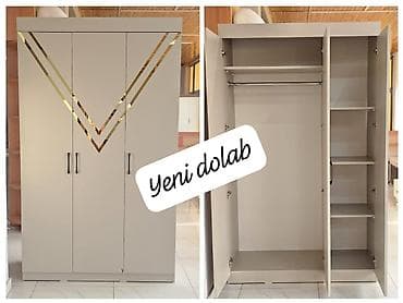yun satisi: Sara*Yeni Dolab satilir* Eni 120sm Hund 2m Derinlik 47sm *Qiymet 220 — 1