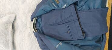 göy rəngli kişi cemperləri: Kastyum. 50 razmer. yeni kimidir — 4