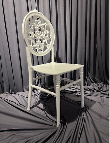 stul restoran: Qonaq otağı üçün, Qatlanmayan, rəng - Ağ Stul — 1