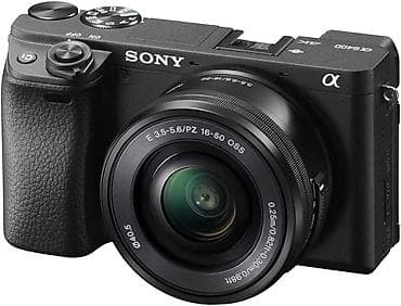 Sony Alpha a6400 güzgüsüz fotoaparat + 16-50mm güc zoom OSS obyektiv