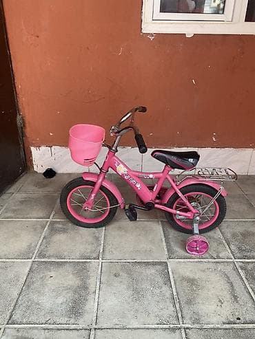 Uşaq velosipedləri – 12" ölçü Təklif olunur: - Çəhrayı dekorlu model — 2