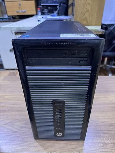 masa üsdü komputer: HP ProDesk masaüstü kompüter sistemi - Korpus: HP ProDesk tower (ön — 1