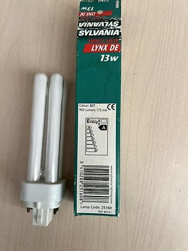 işıq generatorları: Sylvania LYNX DE enerji qənaətli lampa - Güc: 13W - Model: LYNX DE — 2