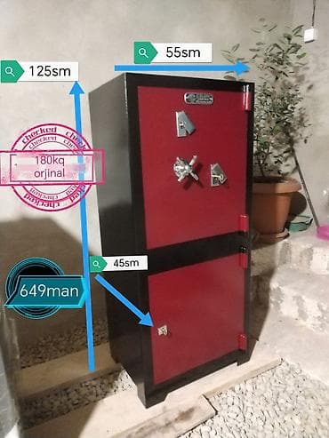 İstehsal avadanlığı: Seyf ucuz. Seyf munasib qiymete. Seif orijinal. Seyf ofis ev magaza — 10