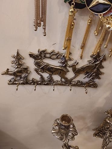dəniz məhsulları: Bürünc dekor kolleksiyası - Divar asılqanları: Əl işçiliyi bürüncdən — 1