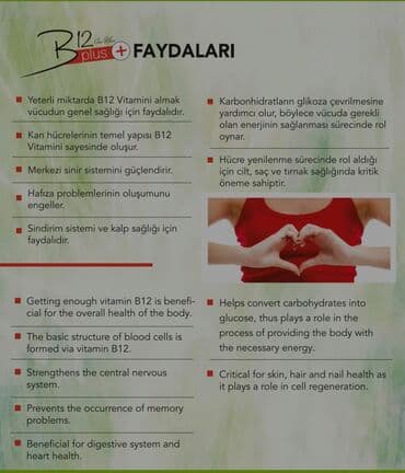 sistem qosmaq: ONE MORE B12+ B12 beynimiz üçün süt tabiri adlandırılır. Qan — 2