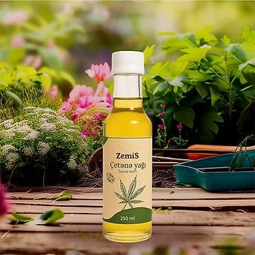 ZemiS Çətənə yağı – soyuq sıxım, 250 ml - Tərkib: 100% çətənə toxumu