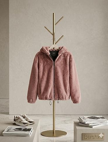 Kürklər: Kürk, Bershka, S, rəng - Çəhrayı — 1