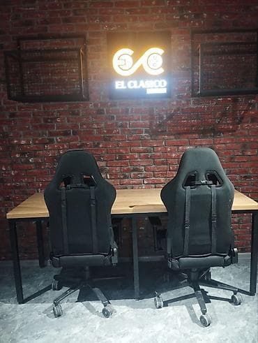 oyun aparatlari satilir: TƏCILI SATILIR. Internet klub üçün, hamısı Yenidi. Kreslo, Stolar — 4