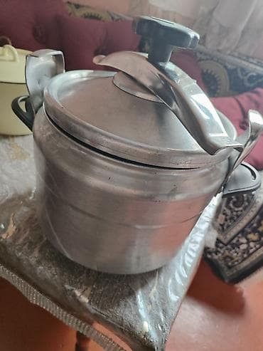 qaz balun: Qazan, rəng - Gümüşü, Alüminium — 1