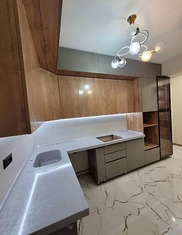 Sifarişlə mətbəx dəsti, Özü çəkən petlələr, MDF, Kredit yoxdur, Pulsuz çatdırılma