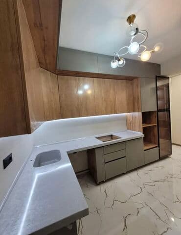 xaş sifarişi: Sifarişlə mətbəx dəsti, Özü çəkən petlələr, MDF, Kredit yoxdur, Pulsuz çatdırılma — 1