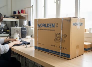 WORLDEN düz ötürücülü düymə yeri ( ilgəy ) açma tikiş maşını. Bu model