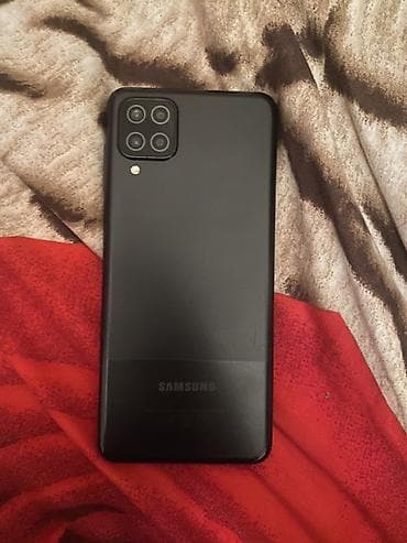 Samsung Galaxy A12, rəng - Qara, İki sim kartlı