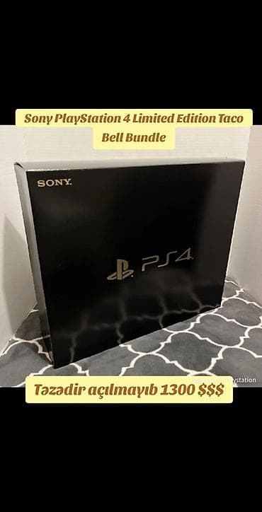 playstation 4 qiymet: Sony PlayStation 4 Limited Edition Taco Bell Bundle Xüsusi buraxılış — 1