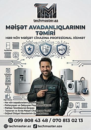 Soyuducu təmiri: Techmaster.az – peşəkar ustalarla kompleks texniki xidmət Xidmət — 2