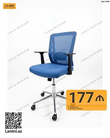 Məhsul: Ofis kreslosu (Kod: 12290) Xüsusiyyətlər: - Nəfəsalan mesh — 1