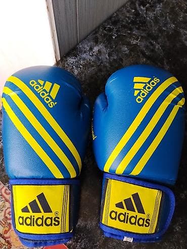work: Məhsul: Boks əlcəkləri – Adidas Legend (mavi/sarı) - İdman növü — 3