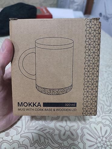 gumus qab: Fincanlar, rəng - Qırmızı, 1 əd — 2