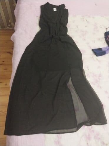 qızlar üçün şifon ətəklər: Qadın geyimləri – 4 ədəd don dəsti 1) Qara rəngdə, çiçək naxışlı — 4