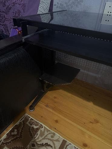 metbext stolu: Düz masa, Polkalı, Siyirməli, Metal — 6