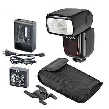 video reqistrator: Godox fotoaparat üçün TTL/qeydiyyatlı kənar işıq (speedlite) dəsti — 1