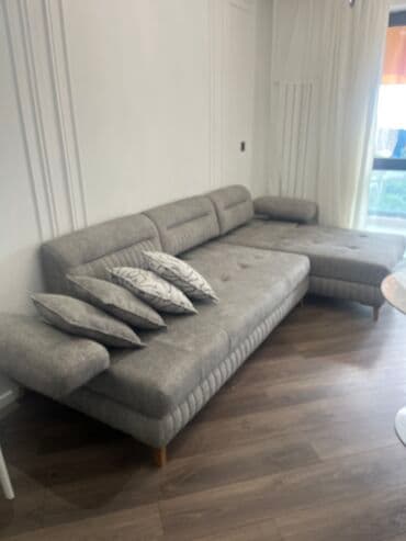 угловые диваны в баку: Угловой диван, Б/у, Нераскладной, С подъемным механизмом, Ткань, Нет доставки — 2