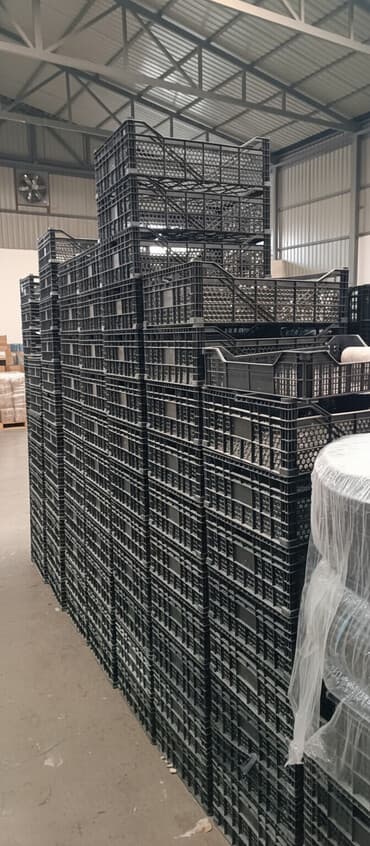 konteynerdən mağaza: Məhsul: Plastik yeşiklər Təsvir: - Material: Yüksək möhkəmlikli — 1