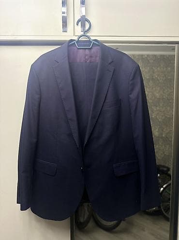 Arginal Frank Bernard kişi kostyumu - Rəng: tünd göy