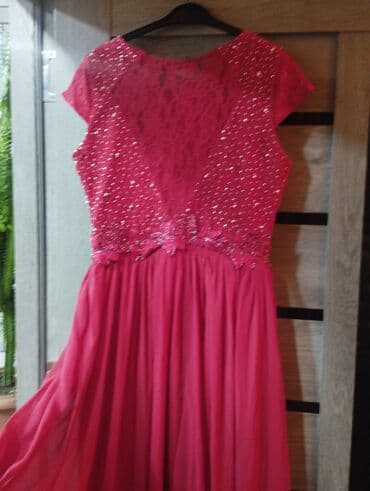 Qadın gecə/libas paltarı - Rəng: parlaq çəhrayı-qırmızı (fuşya lalafo.az -da Qadın gecə/libas paltarı - Rəng: parlaq çəhrayı-qırmızı (fuşya