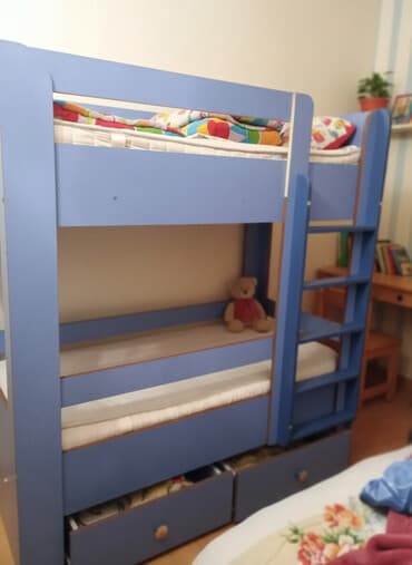 lovhe satilir: Oğlan və qız üçün, Çarpayı, Matras ilə, Siyirməli, Laminat — 1